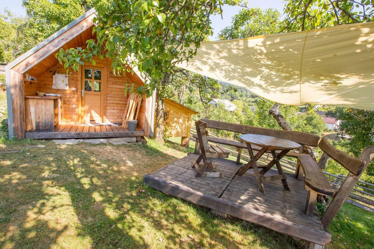 Tržič Glamping Organic Farm Slibar 빌라 외부 사진