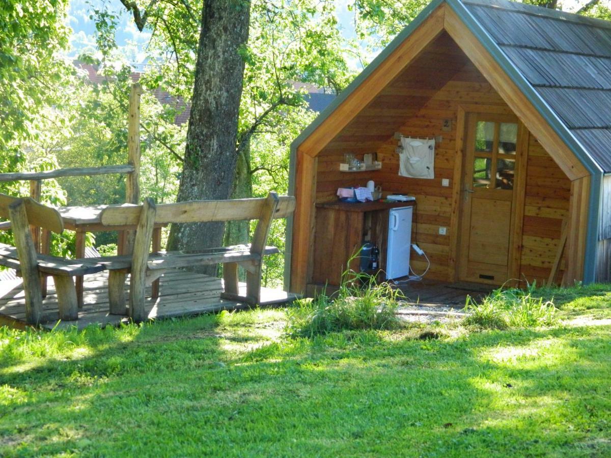 Tržič Glamping Organic Farm Slibar 빌라 외부 사진